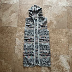 Monteau Sleeveless Hooded Sweatshirt Sz Small